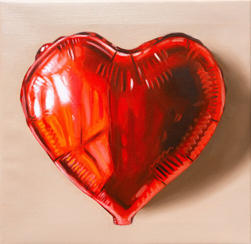 Red Heart par Ian Bertolucci, Peinture en vente sur Singulart
