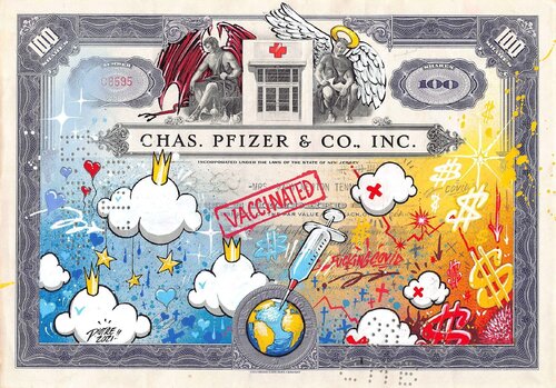 Vaccinated (Original) von Piotre, Malerei kaufen auf Singulart