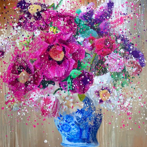 Storm of Flowers de duplicated artist, Pintura a la venta en Singulart