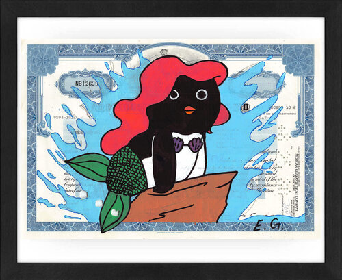 Little Mermaid par Penguino, Peinture en vente sur Singulart