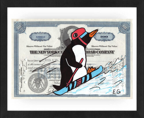 Too Schuss van Penguino, Schilderij te koop op Singulart