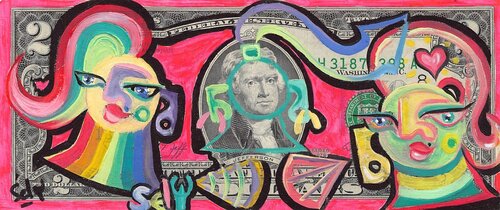 Jefferson VS el mondo de sely van Sely, Schilderij te koop op Singulart