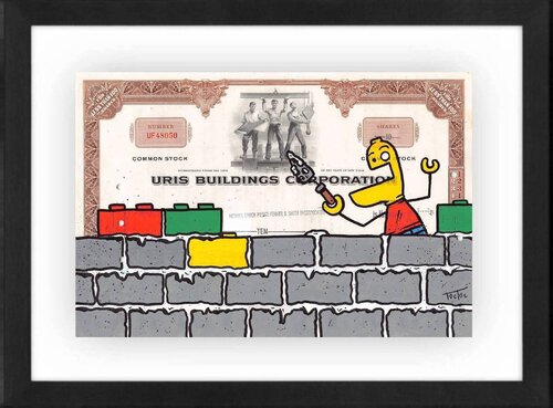 Lego Builder by Toctoc, Painting for Sale on Singulart