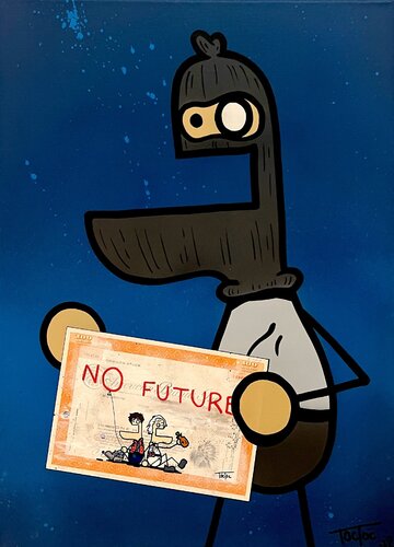 Le Voleur de Certificat von Toctoc, Malerei kaufen auf Singulart