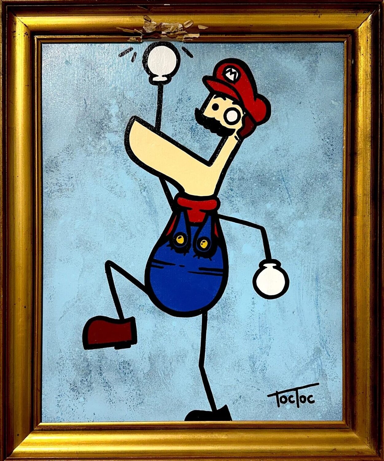 Mario-Duduss Toctoc Dipinto originale in vendita