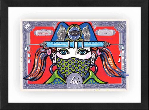 The Queen of The Sting di Tina Loiodice, Pittura in vendita su Singulart