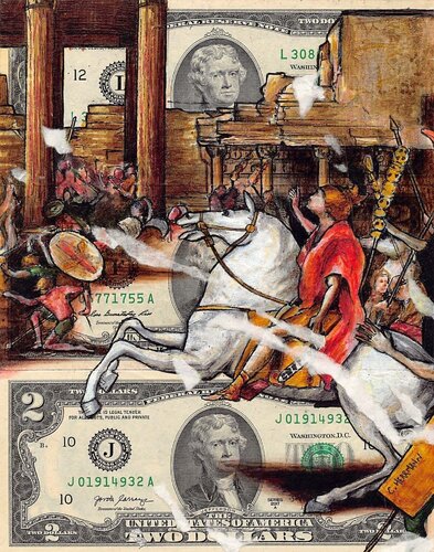 La Prise de Jerusalem de Clément Herrmann, Pintura a la venta en Singulart