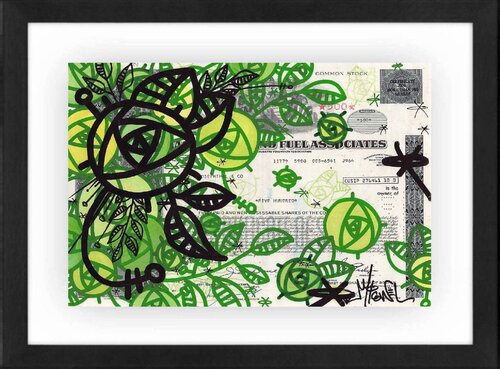 Green Roses von Micowel, Malerei kaufen auf Singulart