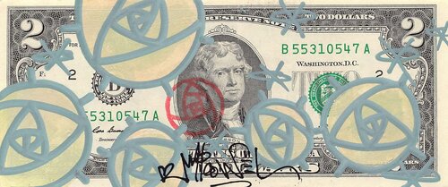 Grey Roses on dollars von Micowel, Malerei kaufen auf Singulart