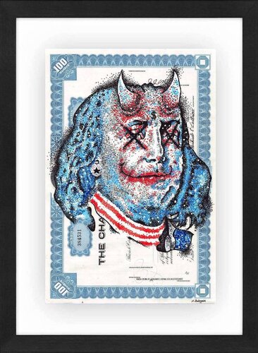 America's Greed di Matthew Sadergaski, Pittura in vendita su Singulart