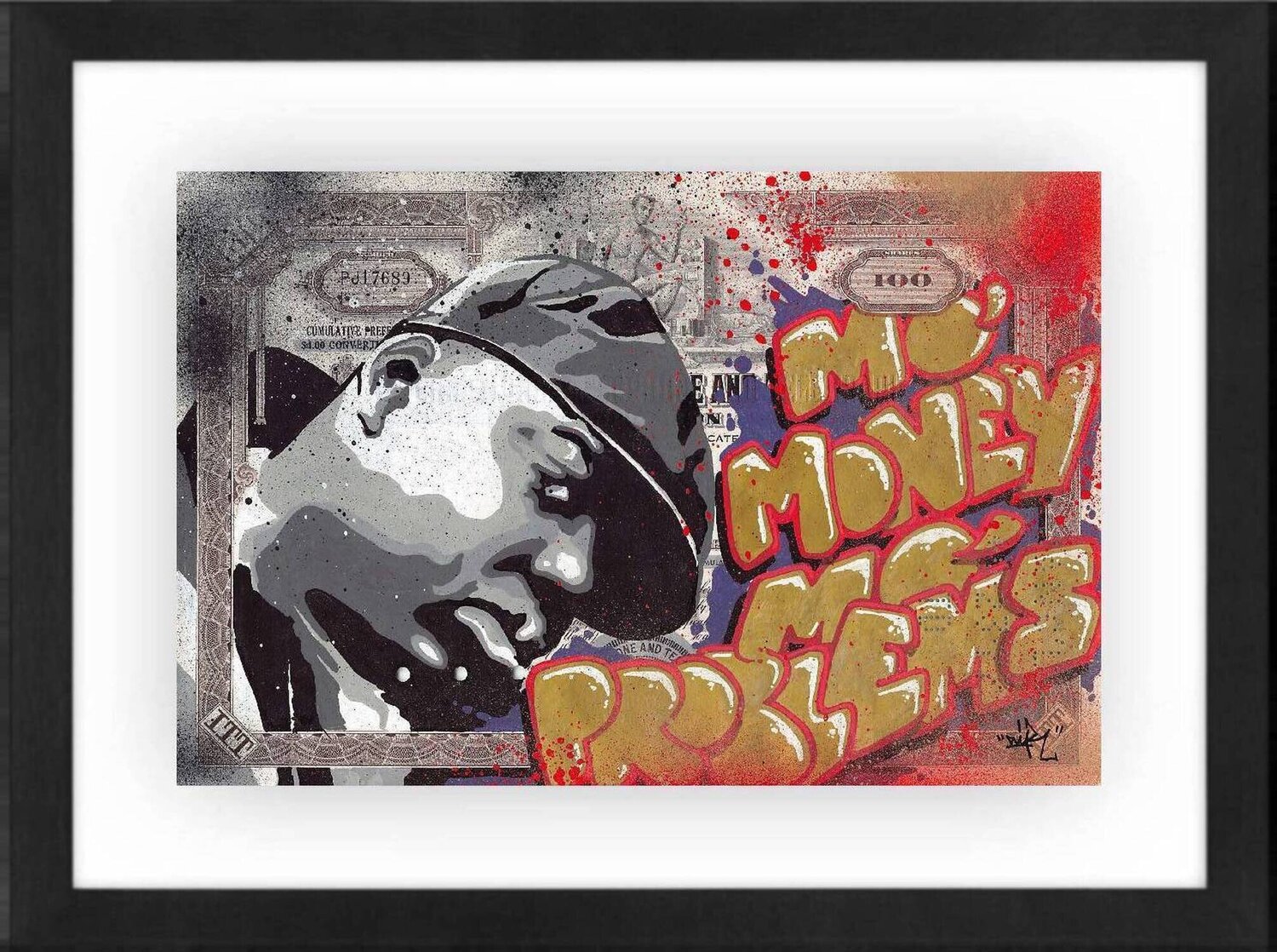 Mo’ money mo’ problems Air Originalgemälde zu verkaufen