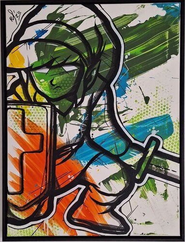 The Hero by Remco Schakelaar, Painting for Sale on Singulart