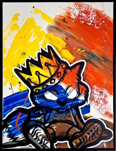 Conker the Squirrel by Remco Schakelaar, Painting for Sale on Singulart