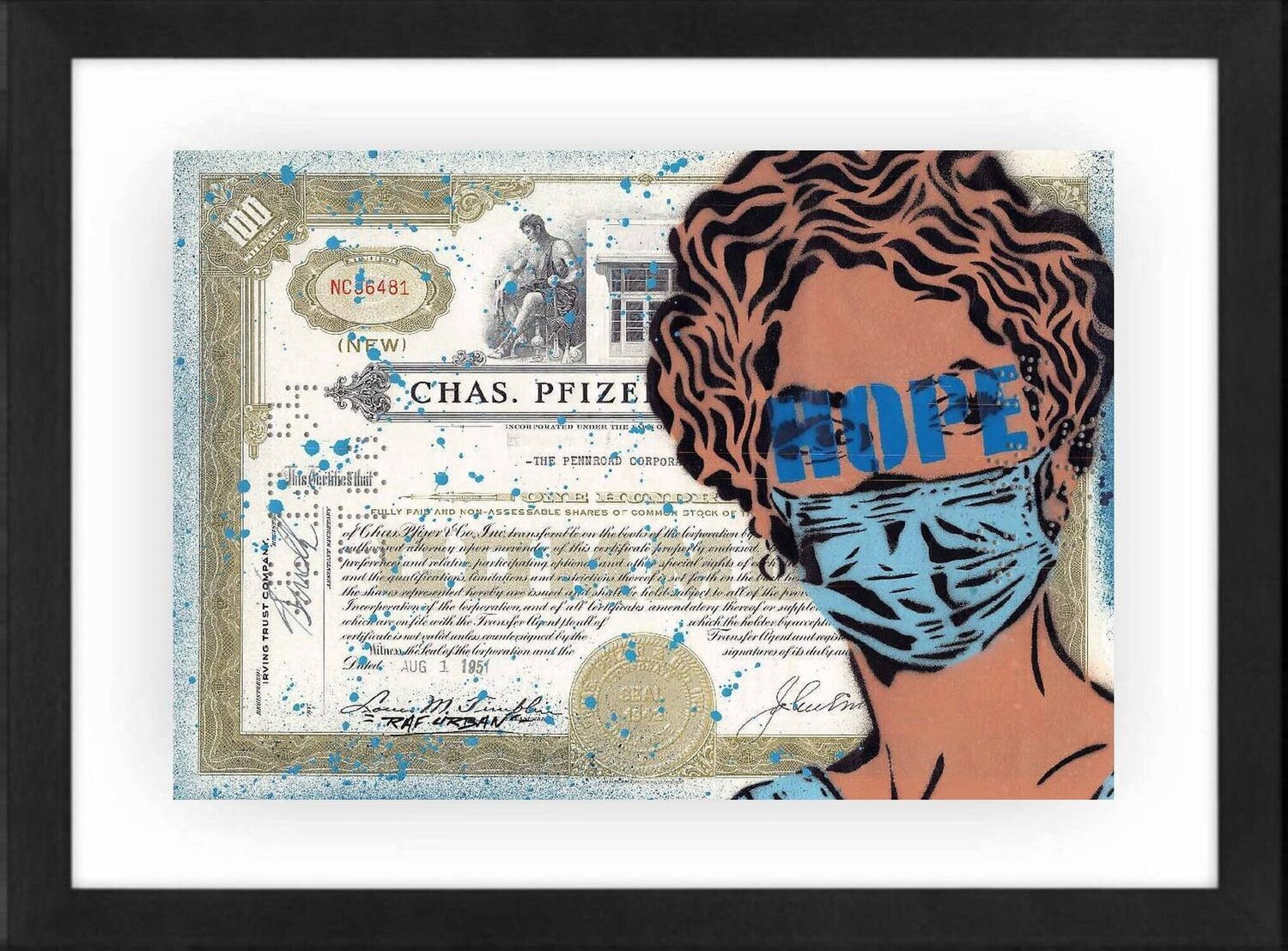 Pfizer Raf Urban Origineel schilderij te koop