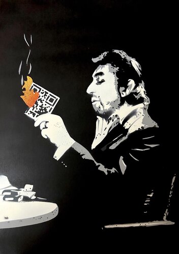 Serge Gainsbourg par Otist, Peinture en vente sur Singulart