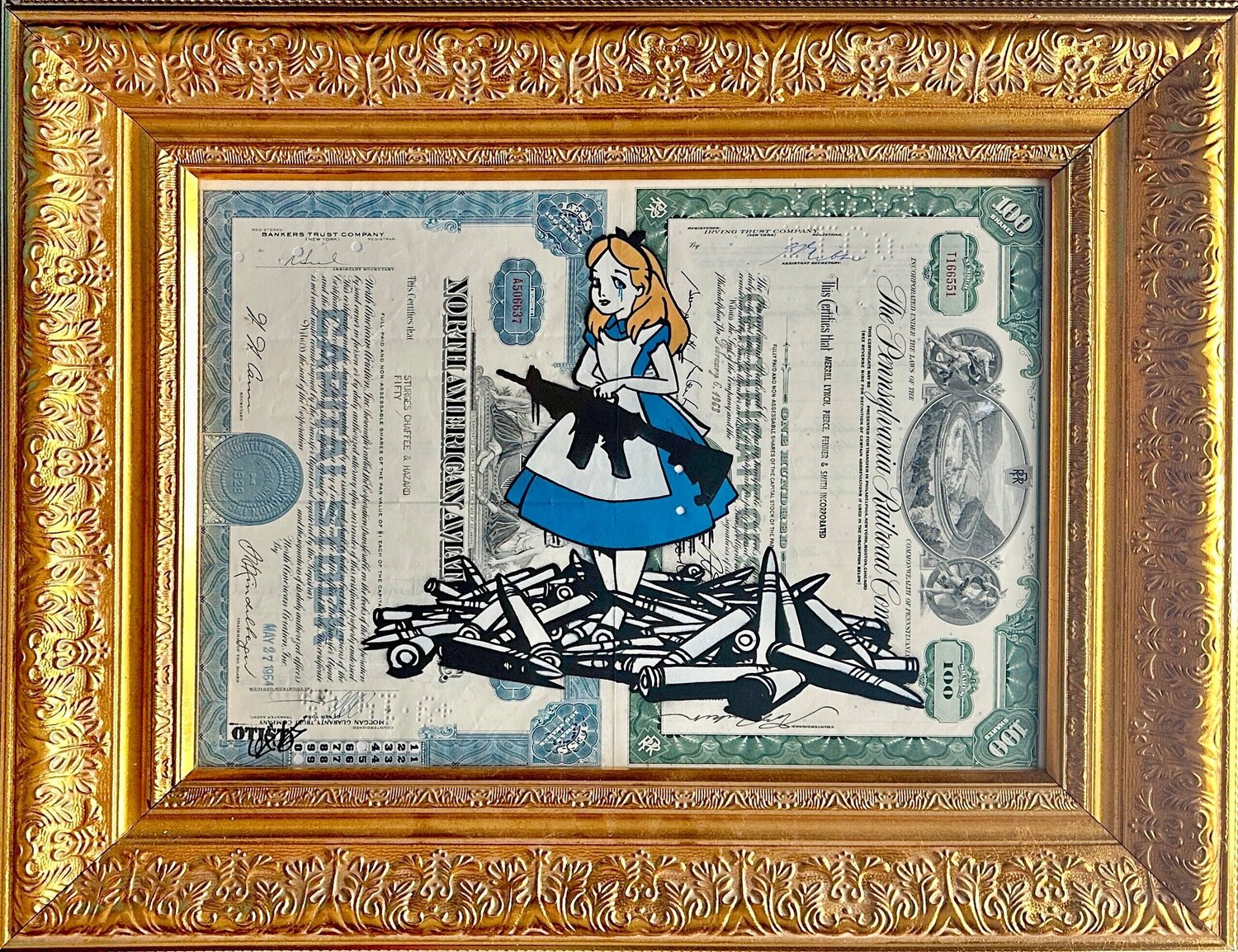 Alice in Wonderland Otist Dipinto originale in vendita