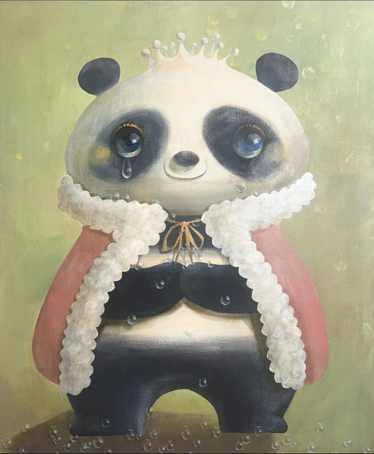 King of entry and exit  Akio Harada Dipinto originale in vendita
