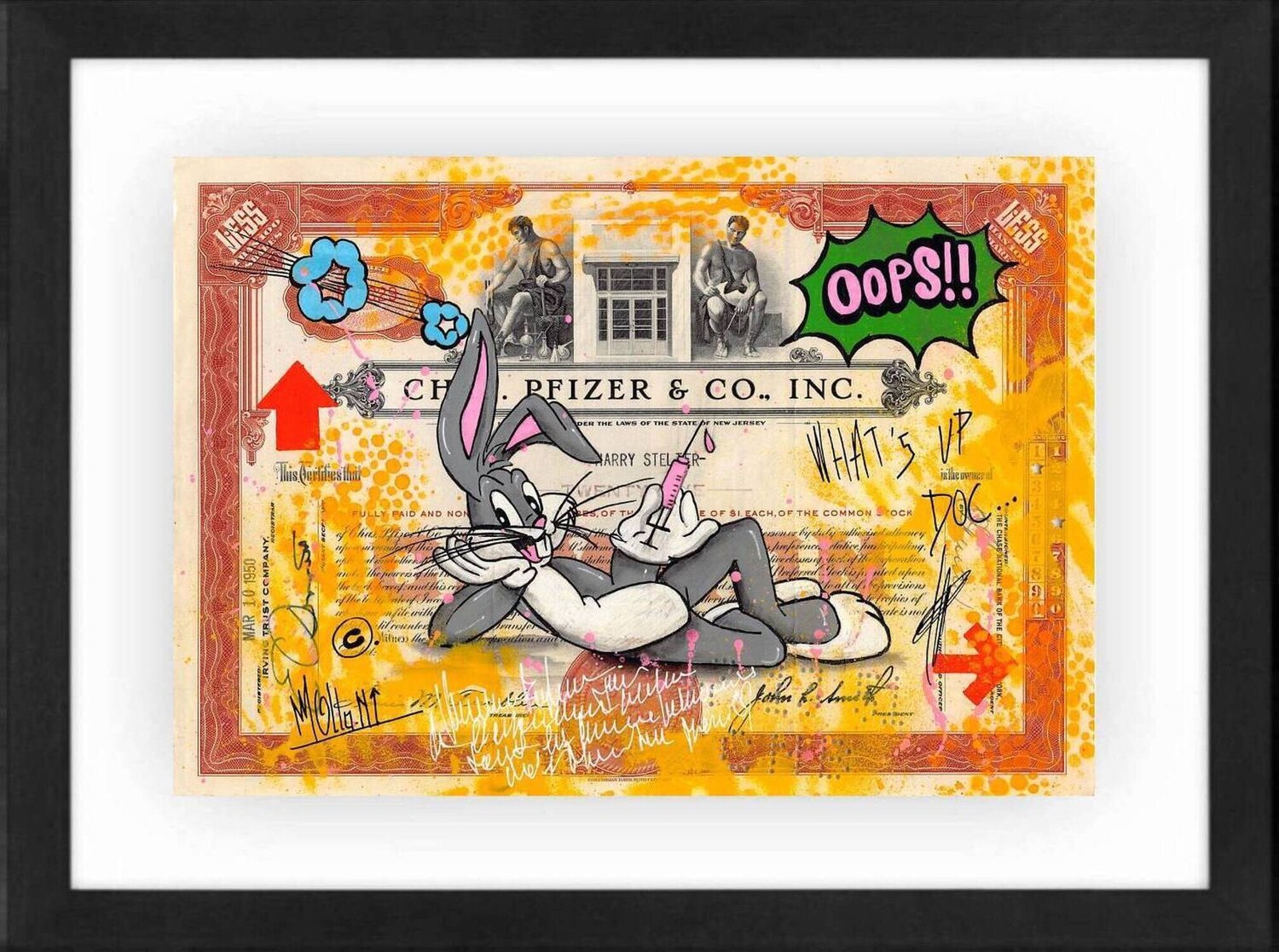 What's up doc Nathalie Molla Dipinto originale in vendita