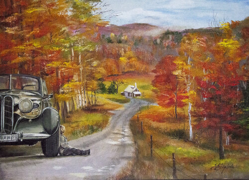 BRIGHT AUTUMN von Tetiana Tiplova, Malerei kaufen auf Singulart