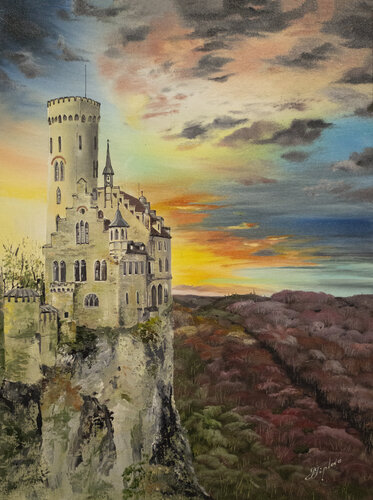 LICHTENSTEIN. VADUZ. von Tetiana Tiplova, Malerei kaufen auf Singulart