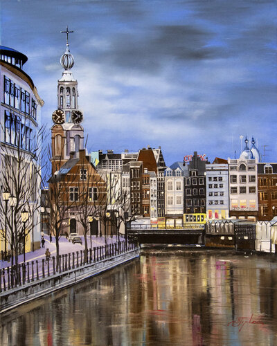 AN EVENING IN AMSTERDAM by Tetiana Tiplova, 油畫 for Sale on Singulart