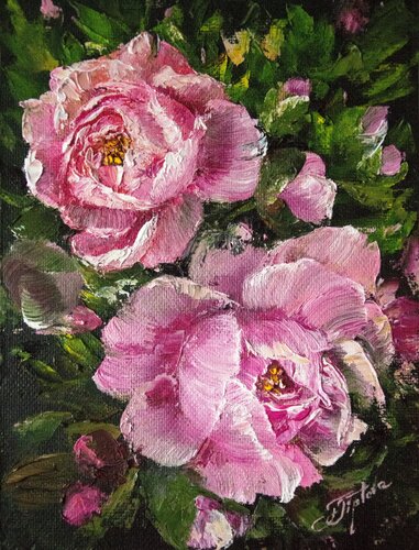BEAUTIFUL PEONIES von Tetiana Tiplova, Malerei kaufen auf Singulart