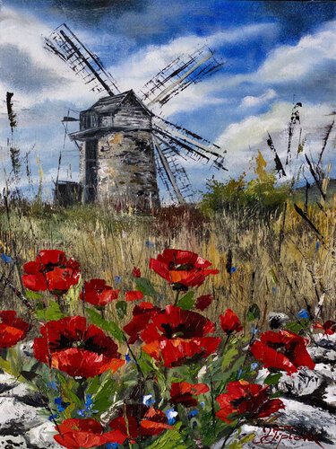 SPANISH LANDSCAPE van Tetiana Tiplova, Schilderij te koop op Singulart