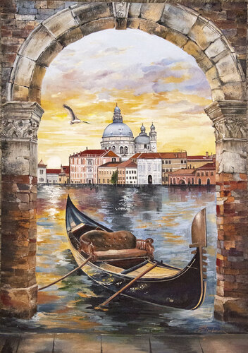 VENICE. ITALY von Tetiana Tiplova, Malerei kaufen auf Singulart