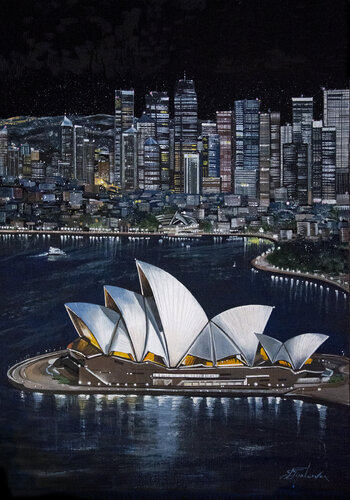 SIDNEY. AUSTRALIA par Tetiana Tiplova, Peinture en vente sur Singulart