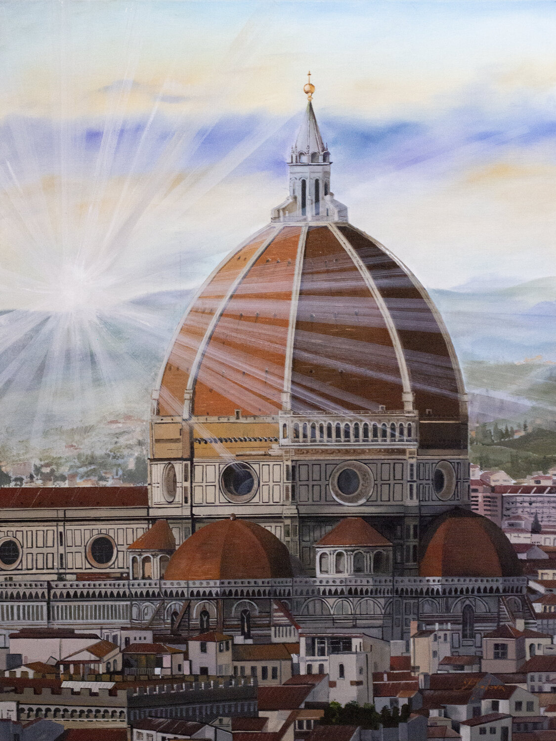 Firenze.Santa Maria del Fiore Tetiana Tiplova Originalgemälde zu verkaufen