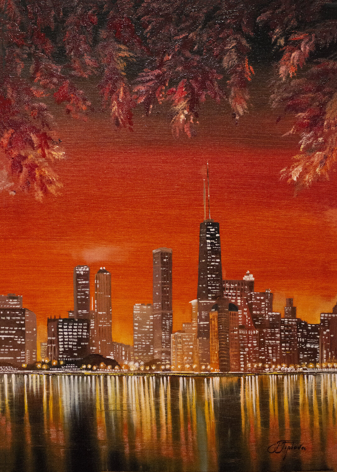 SUNSET OVER CHICAGO Tetiana Tiplova