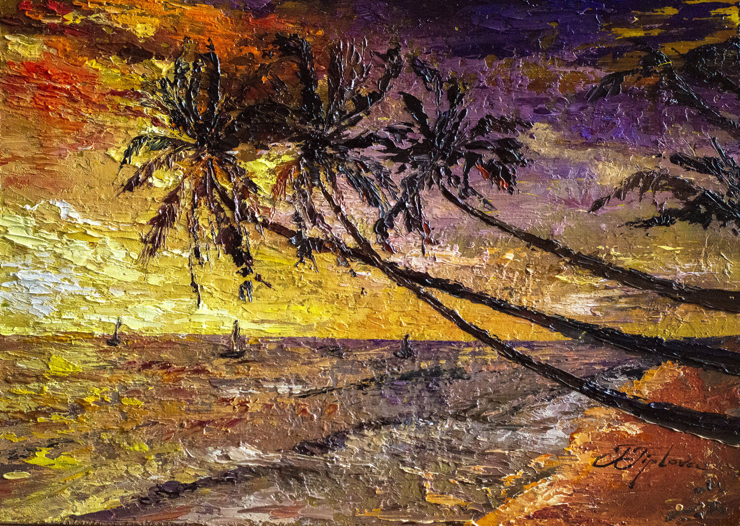 SUNSET BY ISLAND Tetiana Tiplova