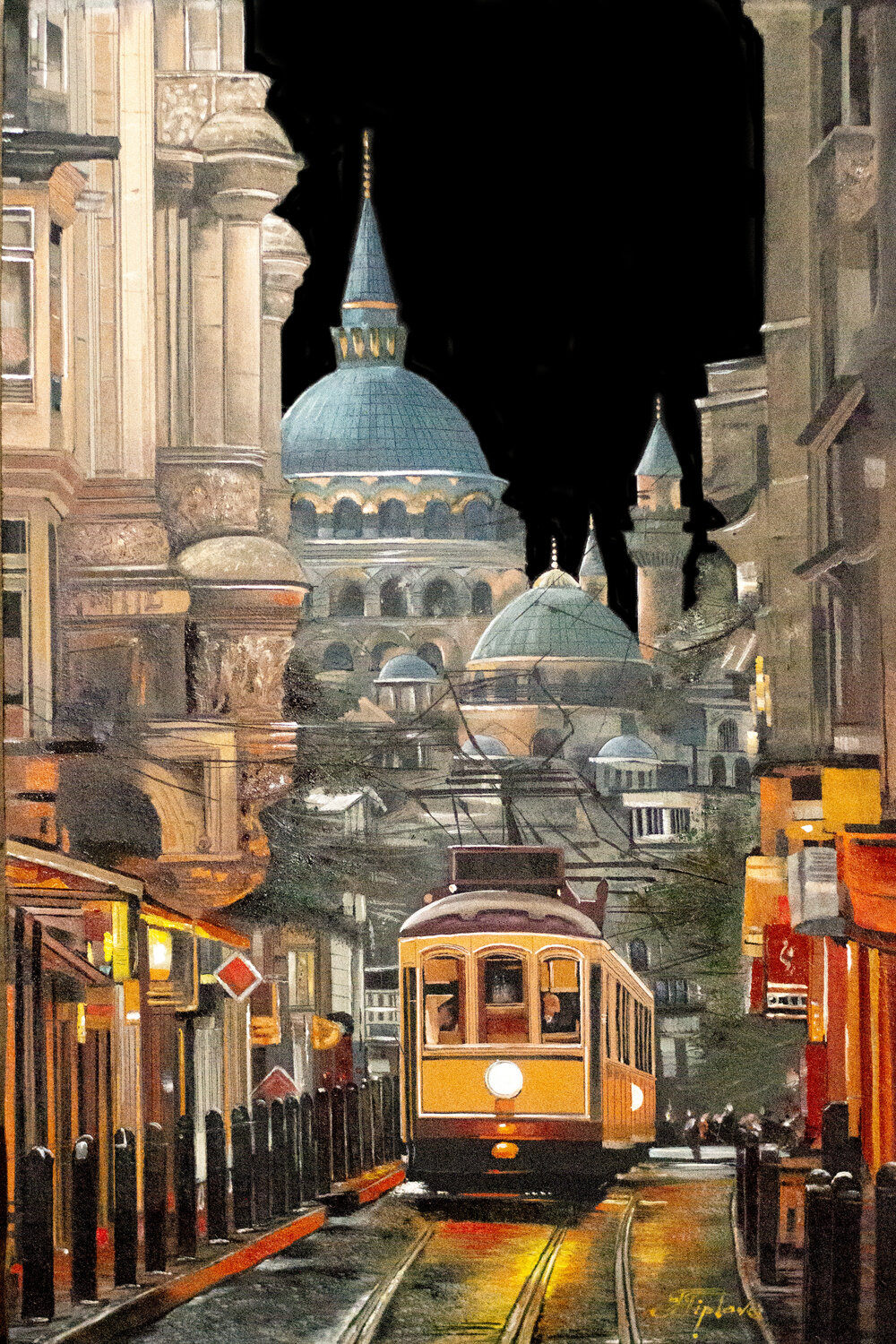 Istanbul. Türkiye Tetiana Tiplova Originalgemälde zu verkaufen