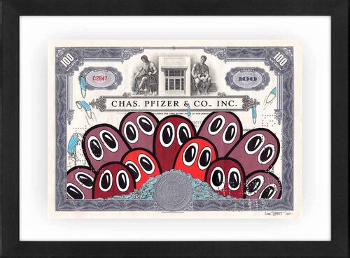 Pfizer Certif BOU #1 van Line Street, Schilderij te koop op Singulart