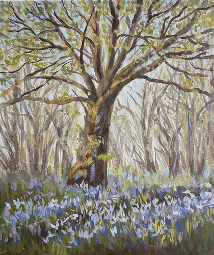 Spring in the Woods di Gabriele Prismantaite, Pittura in vendita su Singulart