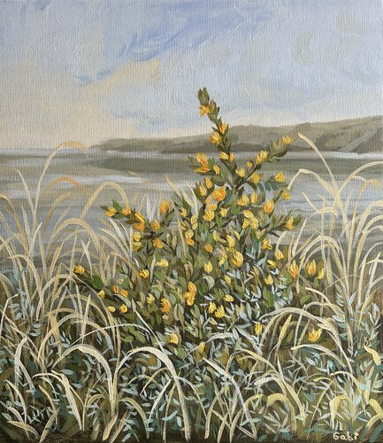 Springtime by the Dune di Gabriele Prismantaite, Pittura in vendita su Singulart