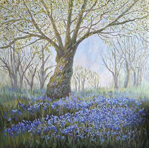 Springtime in the Woods II par Gabriele Prismantaite, Peinture en vente sur Singulart