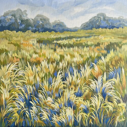 Summer Fields II di Gabriele Prismantaite, Pittura in vendita su Singulart