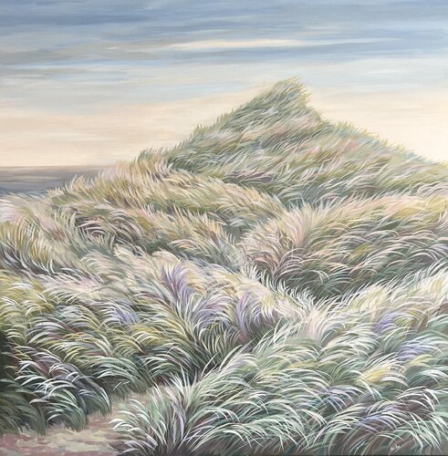 Night is Falling van Gabriele Prismantaite, Schilderij te koop op Singulart