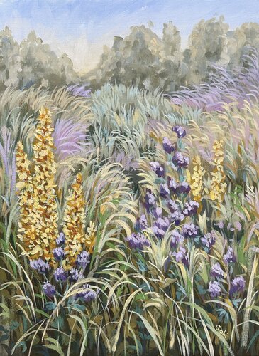 Summer Buzz II van Gabriele Prismantaite, Schilderij te koop op Singulart