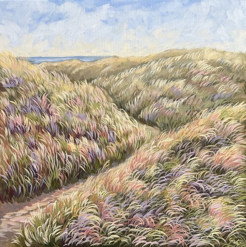 A Walk in the Dunes van Gabriele Prismantaite, Schilderij te koop op Singulart