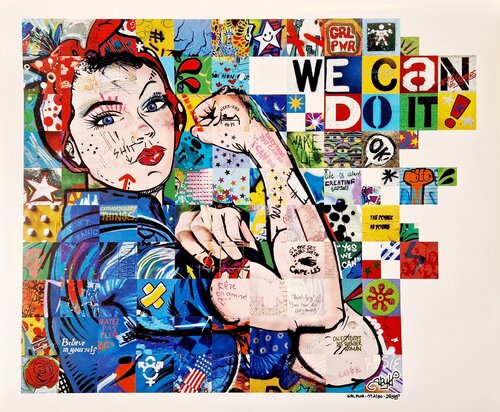 GRL PWR by Ary Kp, Print for Sale on Singulart