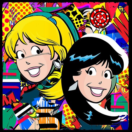 Besties (Pop Art, Street Art, Urban Art) van Agent X, Afdruk te koop op Singulart