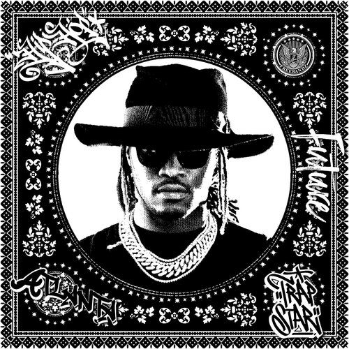 Future (Black & White) (50 Years, Hip Hop, Rap, Iconic, Artist, Musician, Rapper, Anniversary, Legend, Pop Art) di Agent X, Stampa in vendita su Singulart