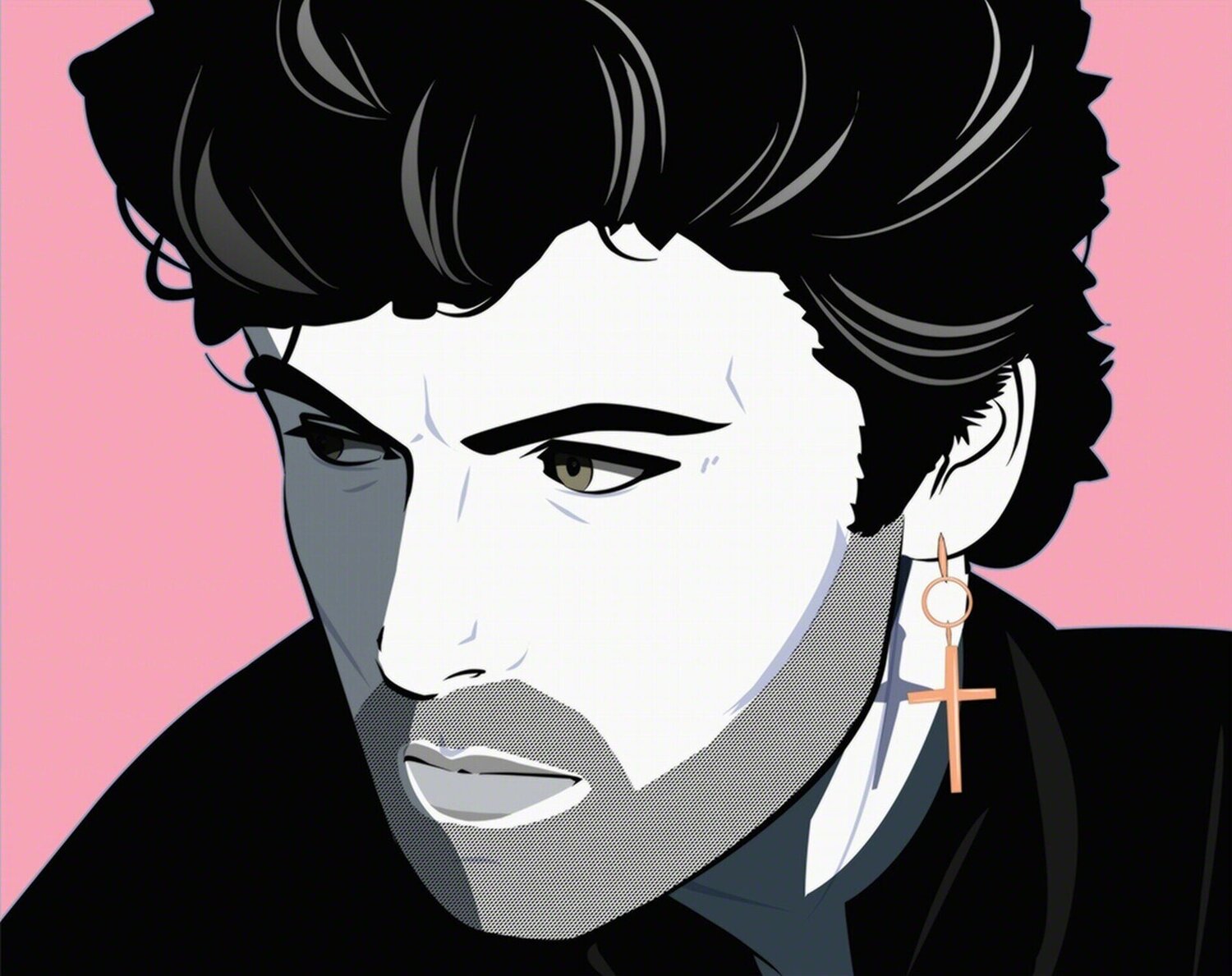 George Michael Agent X Origineel schilderij te koop