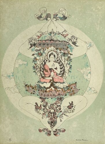Bouddha von Didier Moreau, Druck kaufen auf Singulart