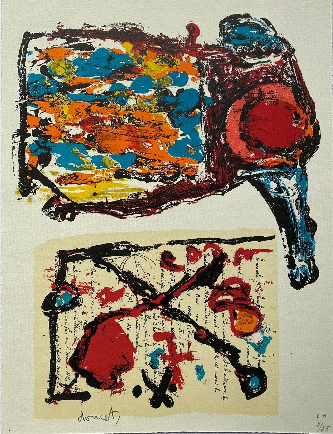 Traces du quotidien III Jacques Doucet Stampa in vendita