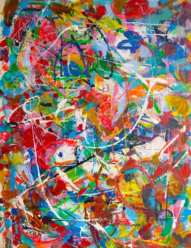 Effacer le gris de la vie! van DOAM, Schilderij te koop op Singulart