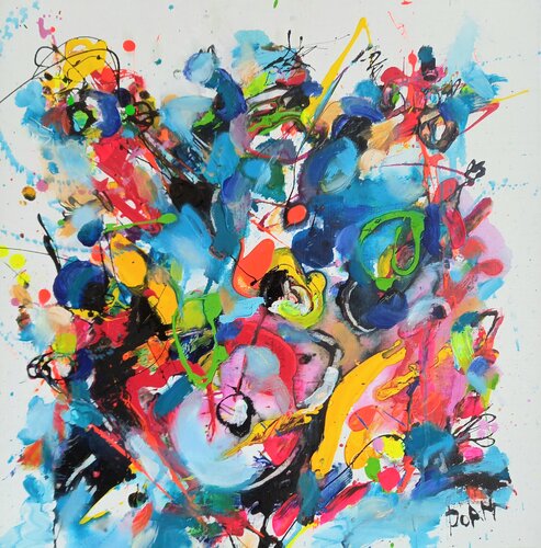 Quand la musique est l'Art! di DOAM, Pittura in vendita su Singulart