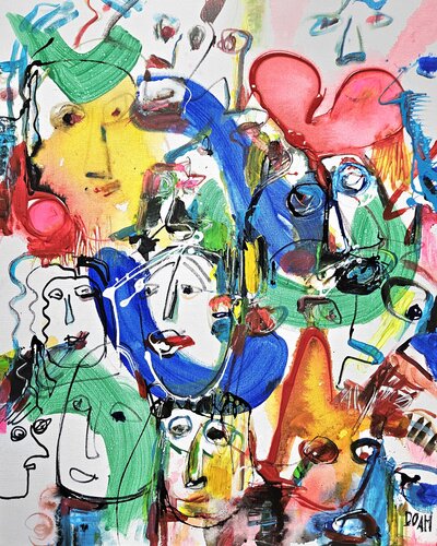 A cœur perdu van DOAM, Schilderij te koop op Singulart